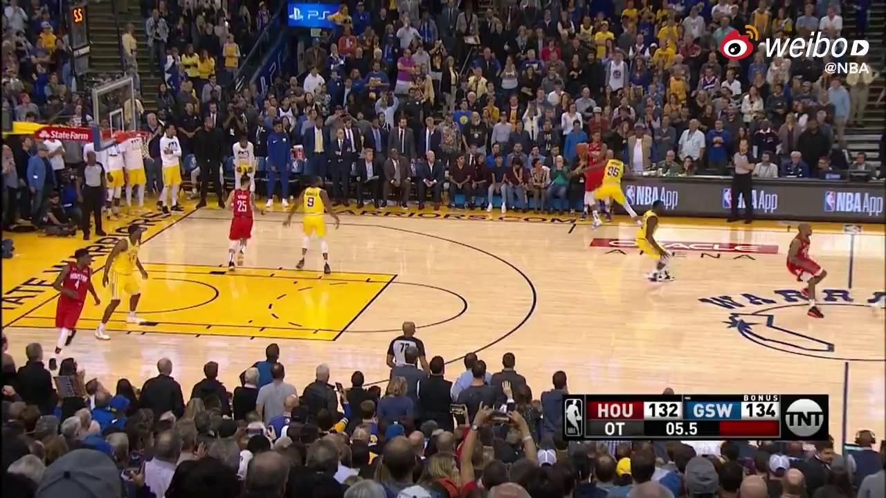 火箭队客场不敌勇士队，哈登独砍50+未能带领球队取胜