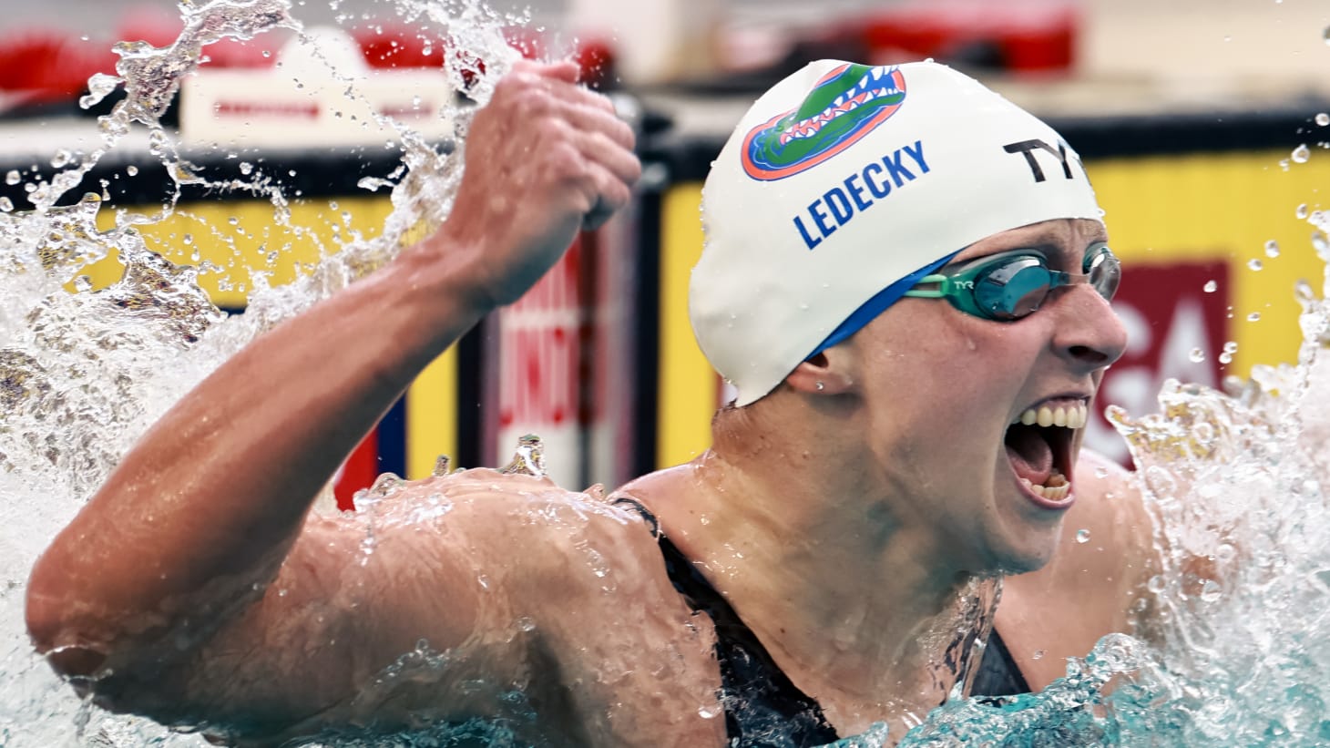 包含美国游泳选手刷新世界纪录，风头正劲的词条