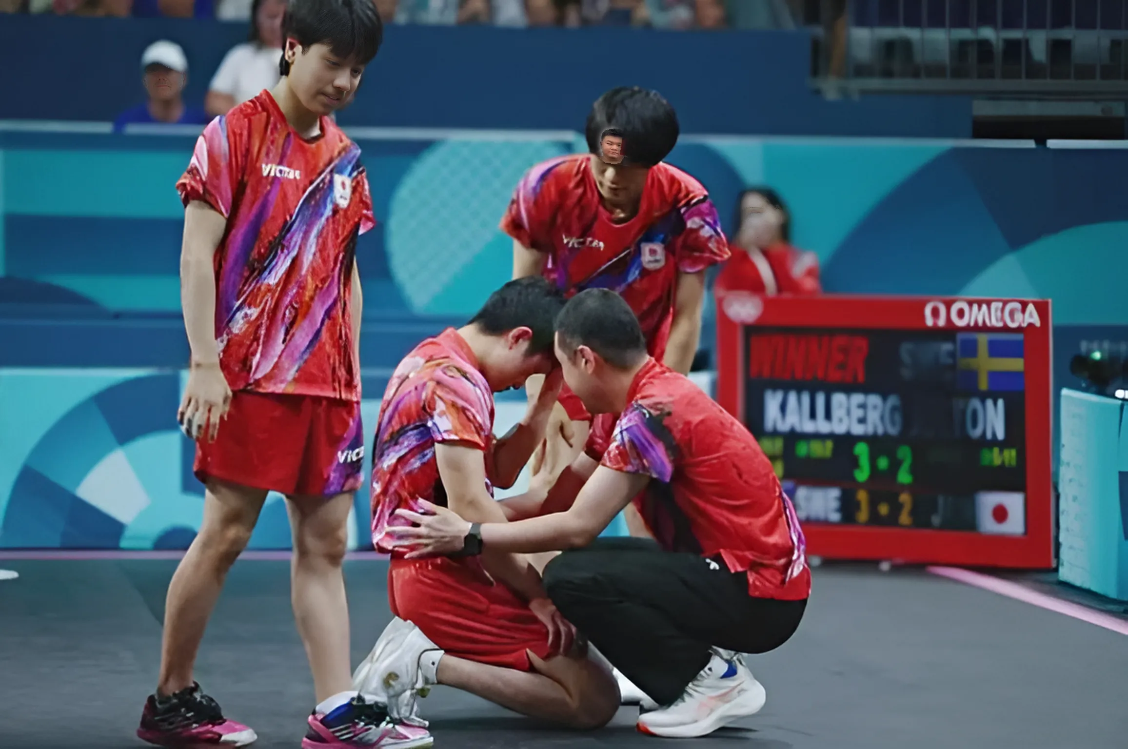 中国队险胜日本队,许昕带队取胜 中国队险胜日本队,许昕带队取胜